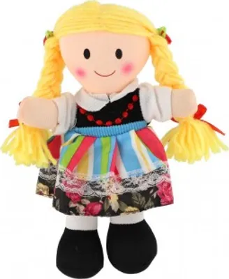 Immagine prodotto di Bambola di pezza in costume peluche 20x11cm 0+