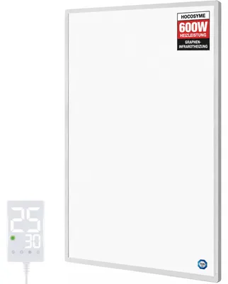 Productafbeelding van Infraroodpaneel - 600 Watt - Torenvorm - Programmeerbare Thermostaat - Elektrisch