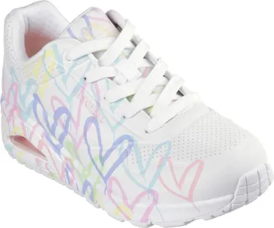 Produktbild von SKECHERS Spread The Love Damen Sportschuhe 155507-WPTQ - weiß r. 37.5
