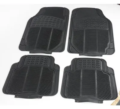 Image de Tapis de voiture universel All Ride lot de 4 - 65 x 41 cm/ 40 x 41 cm - Noir