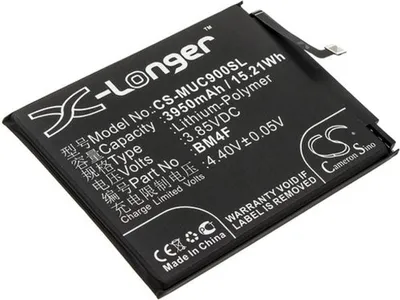 Image de Batterie pour Xiaomi Mi CC9e, etc.