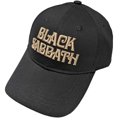 Produktbild von Black Sabbath Text Logo Deckel Black