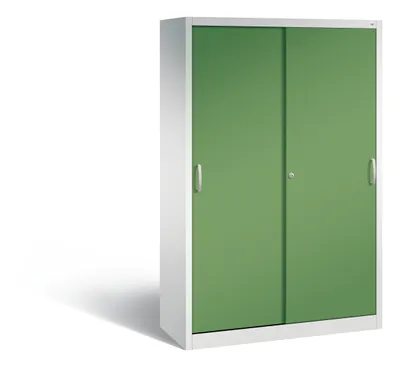 Produktbild von C+P Schiebetürenschrank Acurado, H1950xB1200xT500mm, 7035/6011