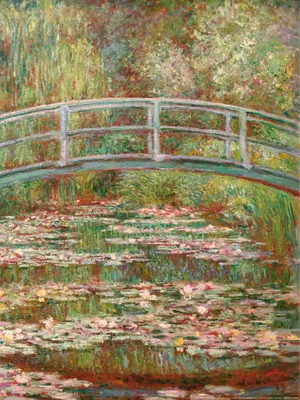 Obrázok produktu pre Claude Monet art print obrázok - Japonský most, 1899 (80 x 60 cm)