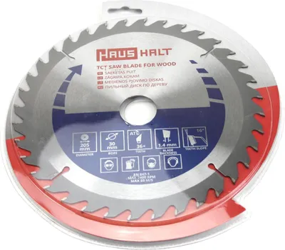 Image de Haushalt Circular Saw Blade Wood 205X30X36