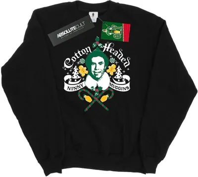 Immagine prodotto di Elf - Felpa "Cotone Headed Ninny Muggins" per uomo BI22274 (XL) (Nero)