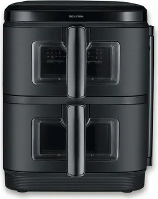 Severin S-Fry Duo Stack Heißluftfritteuse FR 2468 schwarz