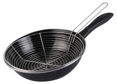 Produktbild von Megafesa 01102881 - Frittierpfanne, 26 cm, Farbe schwarz