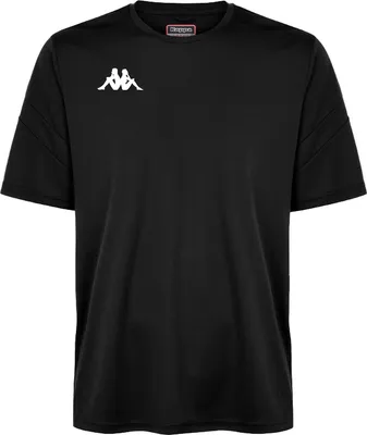 Image de Kappa Dovo Maillot Manches Courtes Hommes - Noir  | Taille: L