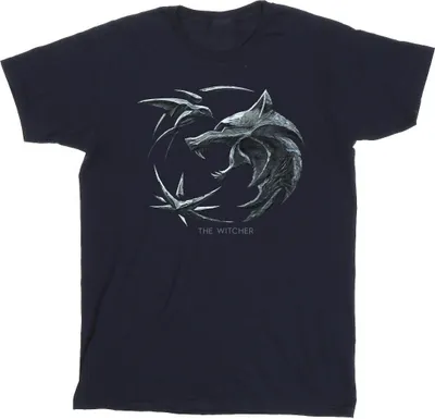 Produktbild von Netflix - "The Witcher" T-Shirt für Herren BI52196 (M) (Marineblau)