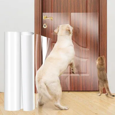 Produktbild von Kratzschutz für Katzenmöbel, 5m x 30cm, transparent, selbstklebend
