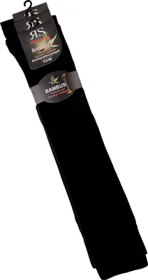 Produktbild von 3 Paar Bambus Viskose Kniestrümpfe Uni Komfortrand Spitze Ferse verstärkt Gr. 43-46 schwarz