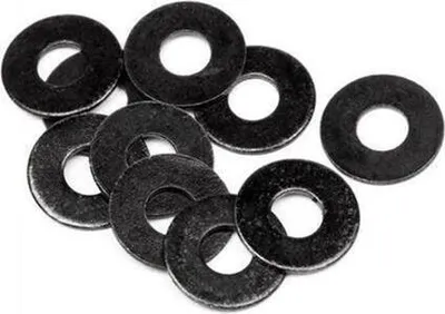 Immagine prodotto di HPI Rondella M3x8mm nera (10 pz.)
