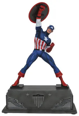 Produktbild von Diamond Select Marvel Captain America Premier Collection Statue 30 cm DIAMJUN172632