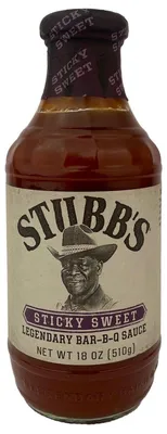 Produktbild von STUBB`S sticky sweet BAR-B-Q Sauce 450 ml