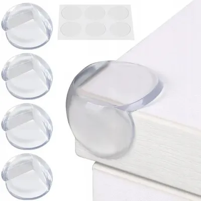 Produktbild von Silikon-Eckenschoner für Möbel 4 Stück Transparent