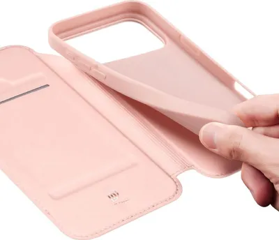 Produktbild von DUX DUCIS iPhone 17 Pro Max Hülle mit Ständer - Pink