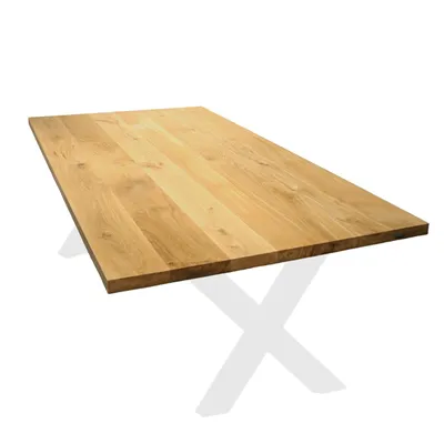 Zdjęcie produktu dla holz4home® Blat stołu z prawdziwego drewna dębowego I 260 x 100 x 4 cm dł. x szer. x wys. I Blat stołu jadalnego Blat biurka I Drewno lite bez krawędzi drzewnej