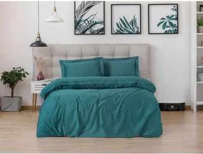 Produktbild von Bettbezug-Set türkis 220 x 240 cm
