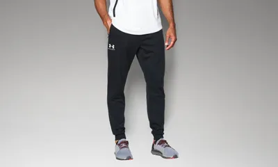 Produktbild von UNDER ARMOUR Trainingshose Sportstyle Herren 001 - black/white XS