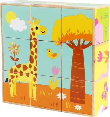 Produktbild von IWood Holzkltze Wildtiere Bunt