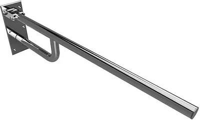 Produktbild von BELP Stützklappgriff Edelstahl poliert 100x250x860 mm, 120 kg Traglast für Bad & WC >> zum Bohren
