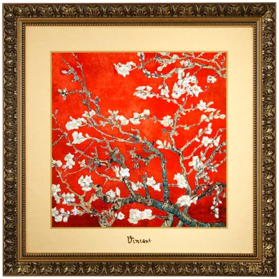Produktbild von Goebel Vincent van Gogh - Mandelbaum rot (Wandbild,...