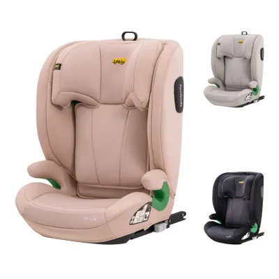 Produktbild von i-Size R129 Kinderautositz für 3,5 bis 12 Jahre (100-150 cm), Mit verstellbarer Rückenlehne, Kopfstütze