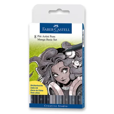 Immagine prodotto di FABER-CASTELL Tuschestift Pitt Artist Pen B Manga 8x