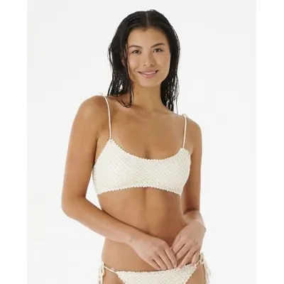 Zdjęcie produktu dla Kostium kąpielowy RIP CURL OCEANS TOGETHER wykonany na szydełku – beżowy – rozmiar S