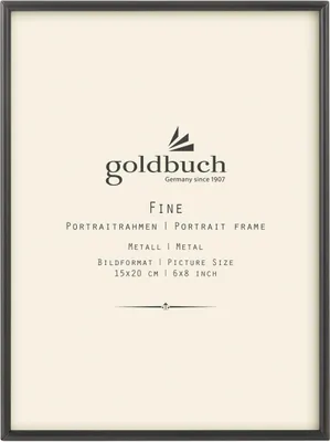 Immagine prodotto di Goldbuch Cornice in metallo Fine 15x20 cm, antracite