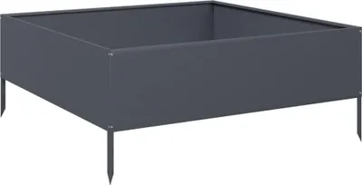 Produktbild von vidaXL Hochbeet Anthrazit 100x100x41 cm Stahl