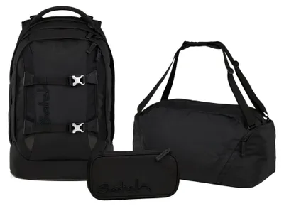 Produktbild von Satch Pack Nordic Black Skandi Edition Schulrucksack 3tlg.