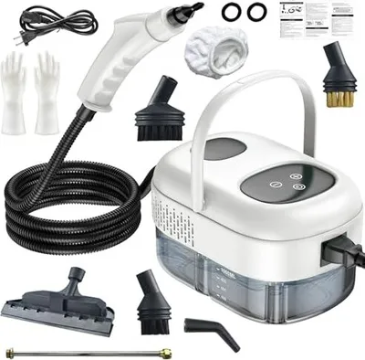 Produktbild von Handheld -Dampfreiniger, 2500 W tragbare Hochtemperatur Druckreinigungsmaschine Bürstenköpfe nach Hause, Küche, Teppiche, Sofa