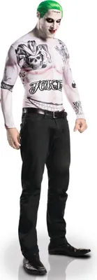 Produktbild von Joker Kostüm-Set mit Schminke Suicide Squad 3-teilig bunt