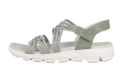 Produktbild von Rieker Evolution Sandalen in Übergrößen Grün V8400-52 große Damenschuhe