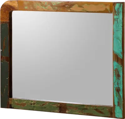 Image de MASSIVMOEBEL24 | Miroir SIXTIES #115 100x80 bois de récupération laqué