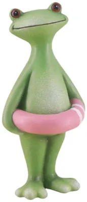 Zdjęcie produktu dla Dekoracja ogrodowa - Miniaturowy staw z figurką żaby