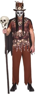 Immagine prodotto di Costume da voodoo per uomo Costume di Halloween marrone