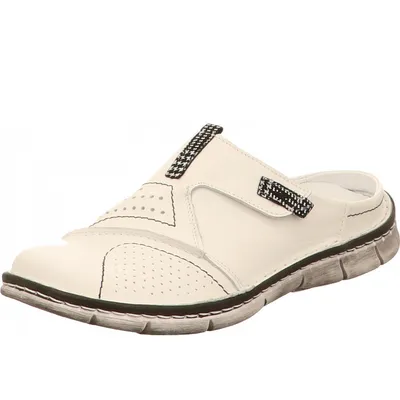 Produktbild von Krisbut Straßenslipper(Trott) Abs.b.25 mm in weiss/weiss kombi, Gr. 36