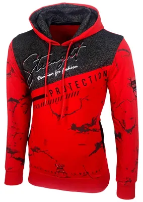 Imagen del producto de Omgoods - Sudadera con capucha y mangas largas para hombre - Forro polar cómodo con estampado
