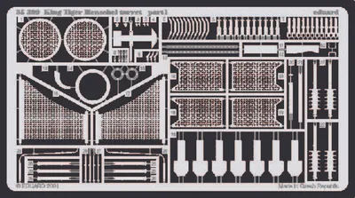 Produktbild von Eduard Accessories Königstiger mit Henschelturm Fotoätzsatz 3935399