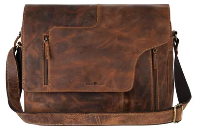 Zdjęcie produktu dla Greenburry Vintage Revolver Torba na ramię skórzana 40 cm