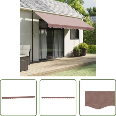 Produktbild von The Living Store Markisenvolant Braun 4 m