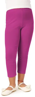 Produktbild von Merry Style Mädchen 3/4 Leggings aus Viskose MS10-131 (Fuchsie-2, 122 cm)