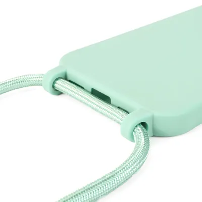 Produktbild von Handykette für Samsung Hanyhülle mit Band Hülle mit Kodel Smartphone Halskette Galaxy S24 FE in Mintgrün