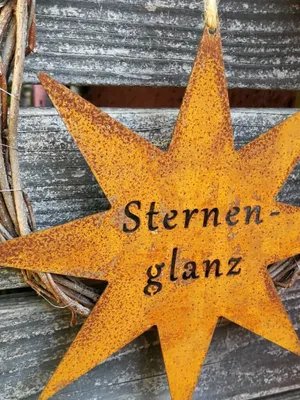 Produktbild von Edelrost Stern Sternenglanz, zum Hängen