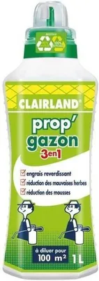 Image de Engrais Prop' Gazon 3 En 1 Concentré 1l /nc - Clairland.