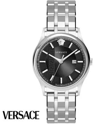 Produktbild von Versace VE4A00520 Aiakos schwarz silber Edelstahl Armband Uhr Herren