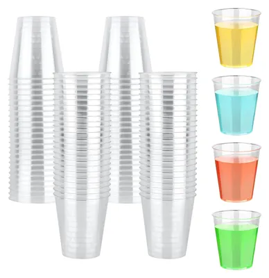 100 Shotgläser 50 ml transparent, spülmaschinenfest, wiederverwendbar